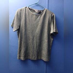 Gray  Short Sleeve T-Shirt